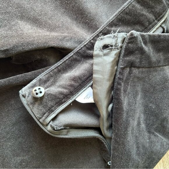 Talbots Black Curvy Slim Fit Velveteen Pants - Picture 13 of 13